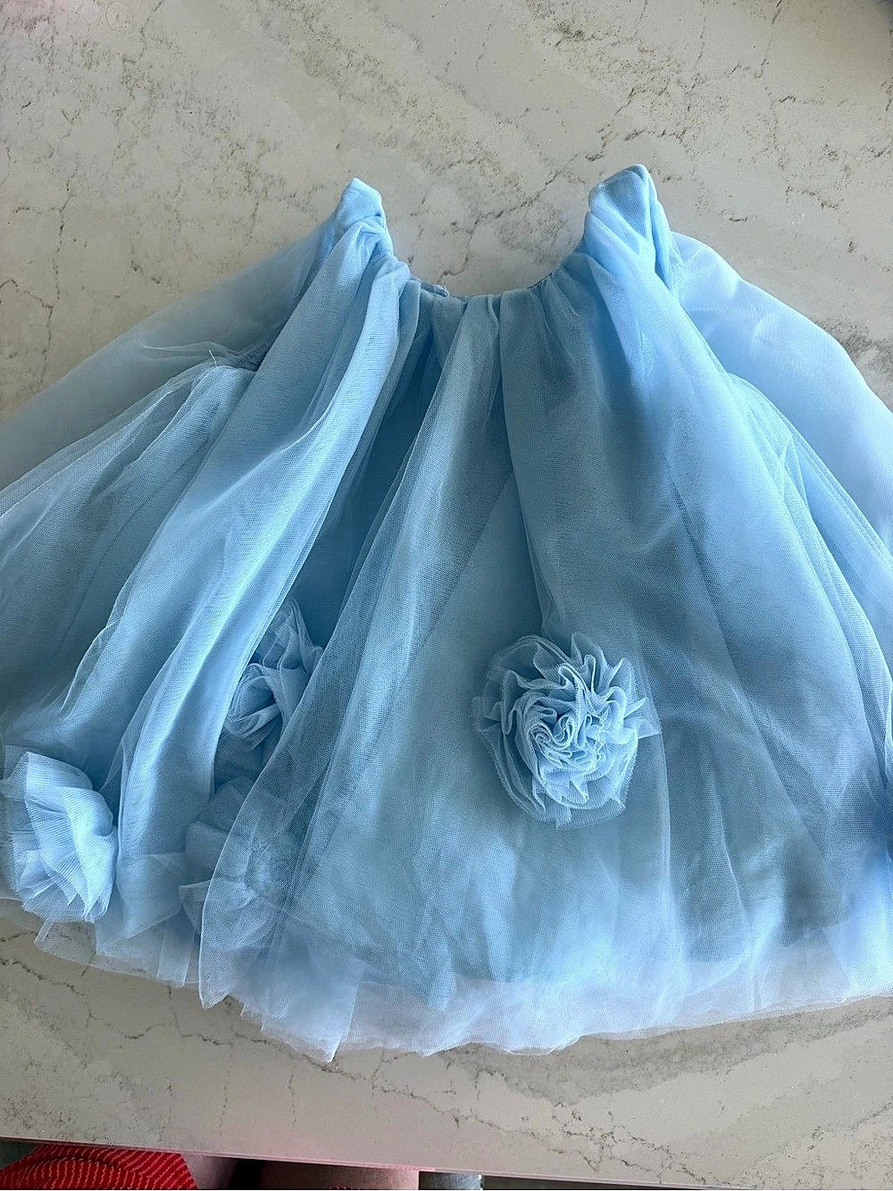 Girls Formal Tulle Dress in Blue Size 2T